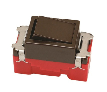 ニューマイルドビー チョコレート色 埋込スイッチ 4路